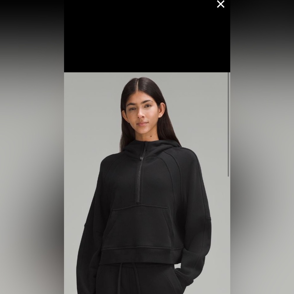 lululemon scuba oversized half zip hoodie